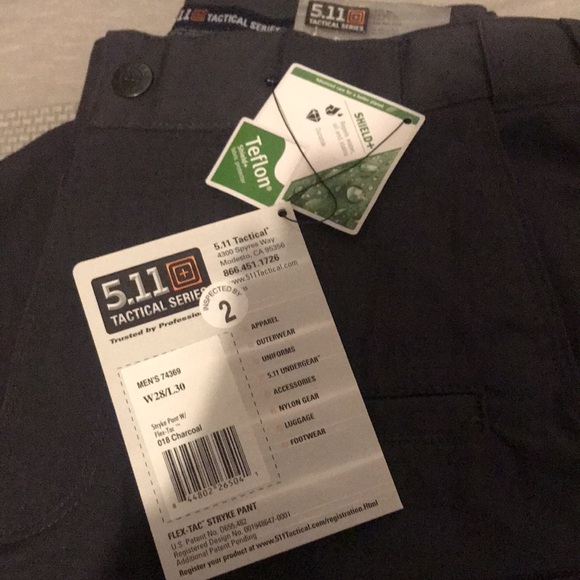 5.11 Tactical Series Men’s Pants Cargo Size 28” x30 Adjustable Waist Tan - Picture 5 of 6